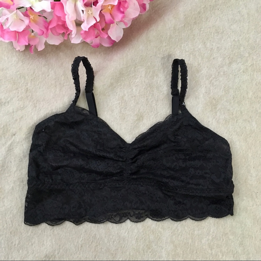 Victoria's Secret PINK Lace Ruched Front Bralette
